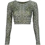 THE CROPPED TOP YOGA Kaki