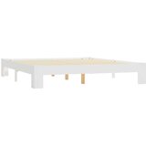 Posteljni okvir bel iz trdne borovine 160x200 cm, (20606470) | Shoptok.si