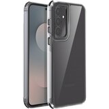 AVIZAR Ovitek za Samsung Galaxy S25 FE, odporen na udarce, ojačan rob, nedrseč, Prozorno črna, (5000189548) | Shoptok.si