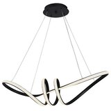  LED luster na sajli LED/24W/230V 3000K crna | Eponuda.com