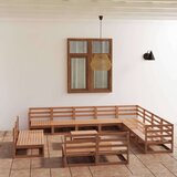  13-dijelna vrtna garnitura od masivne borovine boja meda Cijene