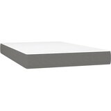  box spring s madracem LED tamnosivi 120 x 200 cm tkanina | shoptok.hr