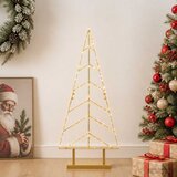  Metalno božićno drvce sa stalkom KUOPIO 90 cm Čelik Zlatno | shoptok.hr