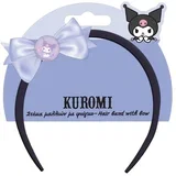 Traka za kosu s mašnom s uzorkom Kuromi