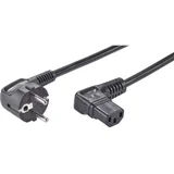 Priključni kabel za hladne naprave [ zaščiteni kontakti-kotni vtič - vtičnica za hladne naprave C13] črne barve 3.50 m LappKabel 74320106, (20422076)