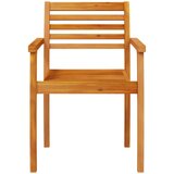  Vrtni set za objed 3 pcs Smeđa Čvrsto drvo akacije | shoptok.hr