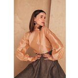 MIONE Bluza od organze sa visokom kragnom B5K38 Cene