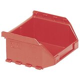  odprta skladiščna posoda futura iz polietilena, dxšxv 85 x 98 x 50 mm, de 50 kosov, rdeča | Shoptok.si