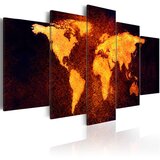  Slika - Map of the World - Hot lava 100x50 | shoptok.hr