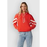 Rip Curl Surf Revival Relaxed Pulover s kapuco red Cene