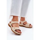 EVENTO Comfortable Women's Wedge Sandals Beige Sadevale | Shoptok.si