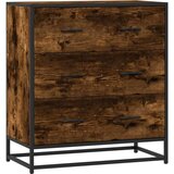 vidaXL Komoda boja hrasta 68x35x76 cm konstruirano drvo i metal | shoptok.hr