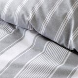 Bianca Siva flanelska posteljina za krevet za jednu osobu 135x200 cm Ticking Stripe – | shoptok.hr