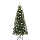vidaXL Umestno božično drevo med 300 LED Zelena 180 cm PE in PVC | Shoptok.si