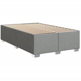  Krevet s oprugama i madracem svjetlosivi 120x190 cm od tkanine | shoptok.hr