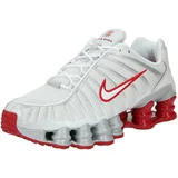 Nike Sportswear Nizke superge 'SHOX TL' svetlo siva / ognjeno rdeča / bela