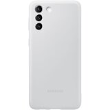 Samsung galaxy S21 silicone cover light gray Cene