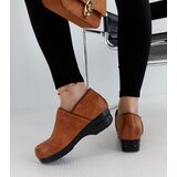 Gemre Brown platform derby shoes Montoro - warm brown | Eponuda.ba