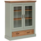 Støraa Svijetlo zelena vitrina od masivnog bora 100x120 cm Selma – | shoptok.hr