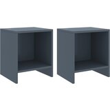 vidaXL Noćni ormarići 2 kom svjetlosivi 35x30x40 cm masivna borovina Cijene