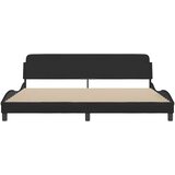  Okvir za krevet Dover crni 200x200 cm od tkanine | Eponuda.com