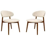 Trpezarijska stolica Albero Rustica Beige - set 2 stolice