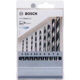 Bosch HSS spiralna burgija PointTeQ 2,0/2,5/3,0/3,5/4,0/5,0/6,0/7,0/8,0 mm sa šestougaonim HEX prihvatom pakovanje od 9 komada - 2607002826 | ePonuda.com