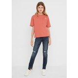 s.Oliver Majica oranžna / bela | Shoptok.si