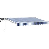  Ručni okvir tende s LED-ima Plava i bijela 3 x 2 m | shoptok.hr