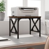  Stalak za pisač smeđa boja hrasta 40x30x31 cm konstruirano drvo | Shoptok.si