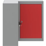  Ormar za alate s policom Crvena i siva 55 x 55 x 55 cm | shoptok.hr