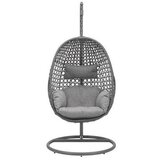 Bessagi Garden Viseč Sedež Marcella, Siva, Jeklo | Shoptok.si