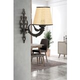 Opviq zidna lampa Lily Coral , 15x10x13cm, IP20, Bež-crna Cene
