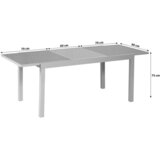Gardenson VRTNA GARNITURA AMALFI aluminij rjava, barve grafita, siva | Shoptok.si
