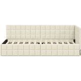 vidaXL kutni okvir kreveta s uzglavljem krema 80 x 200 cm baršun | shoptok.hr