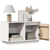 TV ormarić bijeli 74 x 35 x 44 cm od masivne borovine | shoptok.hr