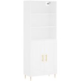  Visoka komoda bijela 69,5x34x180 cm konstruirano drvo | shoptok.hr