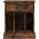  Noćni ormarić boja dimljenog hrasta 43x36x50 cm | Eponuda.com