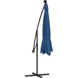  Konzolni suncobran s LED svjetlima 350 cm azurni | shoptok.hr
