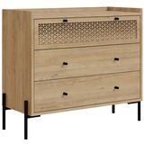 Marckeric Niska komoda u dekoru hrasta u prirodnoj boji 90x80 cm Mayra – Cijene