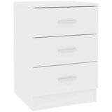  Nočne omarice 2 kosa bele 38x35x56 cm iverna plošča, (20623853) | Shoptok.si