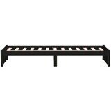  Za krevet crni drveni 75 x 190 cm 2FT6 mali jednokrevetni | shoptok.hr