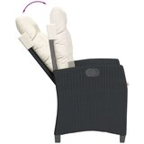 vidaXL 5-dijelni vrtni blagovaonski set s jastucima od poliratana crni | shoptok.hr