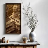 WALLXPERT MUS003 Multicolor Decorative Framed MDF Painting Cene