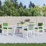  Jastuci za stolice 4 kom prošarano zelena 100x50x7 cm tkanina | shoptok.hr