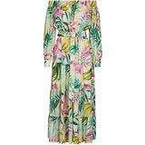 Guess Dolge obleke JOSEE OFF SHOULDER Večbarvna cene