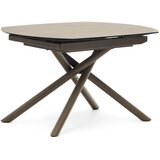 Kave Home Proširiv blagovaonski stol s dodatnom pločom s keramičkom daskom 100x130 cm Yodalia – | shoptok.hr