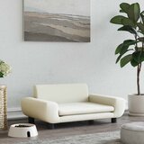 Krevet za pse krem 70 x 45 x 33 cm baršunasti | Eponuda.com