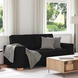  Dvosjed Kauč Crni 180x78x84 cm Tkanina | Eponuda.com