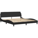  Okvir za krevet s uzglavljem crni 180x200 cm od umjetne kože | shoptok.hr